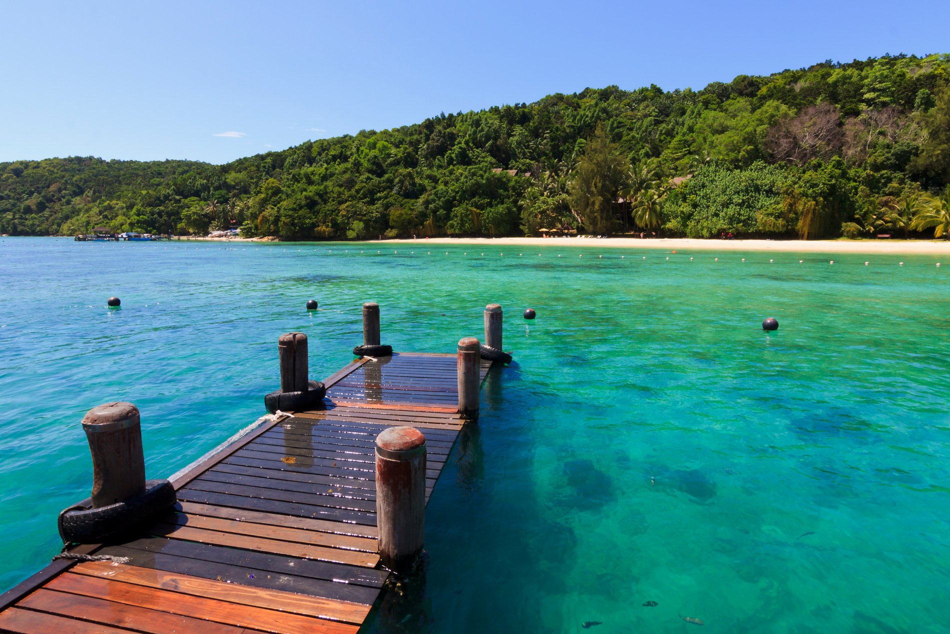 Manukan Island at Borneo, Sabah, Malaysia